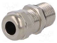 Cable gland; with long thread; PG7; IP68; brass HUMMEL