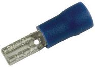 TERMINAL, FEMALE DISCONNECT, 0.11IN, CRIMP,BLUE