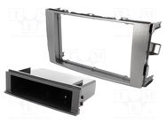 Radio frame; Toyota; 2 DIN; anthracite ACV