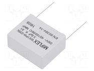 Capacitor: polypropylene; X1; 3.3uF; 330VAC; 41.5x33x18mm; THT MIFLEX
