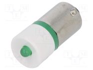 LED lamp; green; BA9S; 130VAC CML INNOVATIVE TECHNOLOGIES