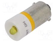 LED lamp; yellow; BA9S; 230VAC CML INNOVATIVE TECHNOLOGIES