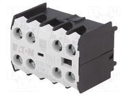 Auxiliary contacts; Series: DILEM; Leads: screw terminals; front EATON ELECTRIC