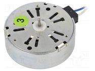 Motor: AC; alternating current; 3W; 230VAC; 600rpm; 600rpm; 3.3mNm 