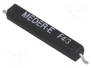 Reed switch; Range: 25÷30AT; Pswitch: 10W; 2.5x2.6x19.5mm; 1.25A MEDER