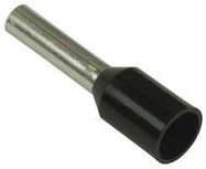 TERMINAL, WIRE FERRULE, 16AWG, BLK