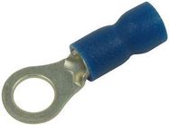 TERMINAL, RING TONGUE, #10, CRIMP, BLUE