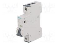 Circuit breaker; 230/400VAC; Inom: 6A; Poles: 1; Charact: B; 6kA SIEMENS