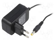 Power supply: switching; mains,plug; 12VDC; 2A; 24W; Plug: EU; 82.7% LVSUN