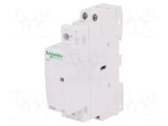 Contactor: 2-pole installation; 25A; 230÷240VAC; NO x2; IP20; ICT SCHNEIDER ELECTRIC