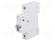 Circuit breaker; 230VAC; Inom: 16A; Poles: 1; Charact: B; 6kA; IP20 SIEMENS