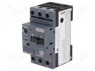 Motor breaker; 5.5kW; 220÷690VAC; for DIN rail mounting SIEMENS