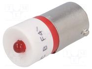 LED lamp; red; BA9S; 28VDC; 28VAC CML INNOVATIVE TECHNOLOGIES