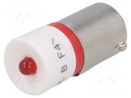 LED lamp; red; BA9S; 28VDC; 28VAC CML INNOVATIVE TECHNOLOGIES