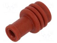 Gasket for wire; brown; Øcable: 2.2÷3mm; Øhole: 3.6mm TE Connectivity
