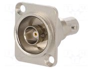Coupler; socket; BNC socket,both sides; FT; straight; shielded CLIFF