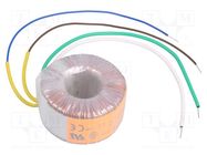 Transformer: toroidal; 20VA; 230VAC; 12V; 1.667A; Leads: cables TALEMA