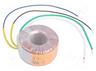 Transformer: toroidal; 20VA; 230VAC; 12V; 1.667A; Leads: cables TALEMA