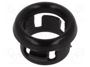 Grommet; Ømount.hole: 7.9mm; Øhole: 6.8mm; black 