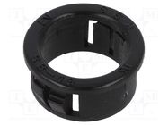 Grommet; Ømount.hole: 19.1mm; Øhole: 15.8mm; black KSS WIRING