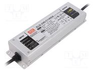 Power supply: switching; LED; 240W; 86÷171VDC; 700÷1400mA; IP65 MEAN WELL