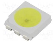 LED; white cold; blinking; 750÷1120mcd; 120°; 3÷5V; 20mA; 5x5x1.5mm 