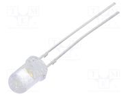 LED; 5mm; white warm; 43000÷60000mcd; 15°; Front: convex; 2.7÷3.4V OPTOSUPPLY