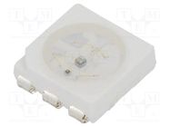 LED; yellow green; blinking; 100÷150mcd; 120°; 20mA; 3÷5VDC OPTOSUPPLY