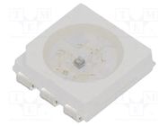 LED; green; blinking; 750÷1120mcd; 120°; 3÷5V; 20mA; 5x5x1.5mm 