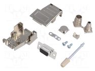Connector: D-Sub HD; PIN: 15; plug; female; soldering; for cable ENCITECH