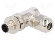 Connector: M12; plug; PIN: 3; male; A code-DeviceNet / CANopen TE Connectivity