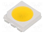 LED; white warm; blinking; 750÷1120mcd; 120°; 3÷5V; 20mA; 5x5x1.5mm OPTOSUPPLY