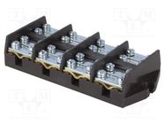 Terminal block; screw terminal; 35mm2; 400V; ways: 4; terminals: 8 PLASTROL