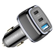 BlitzWolf BW-BC4 115W 3-Port USB PD car charger, BlitzWolf