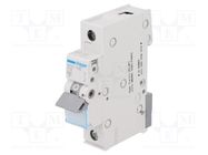 Circuit breaker; 230/400VAC; Inom: 16A; Poles: 1; Charact: C; 6kA HAGER