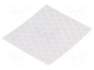 Reflector; 40x35x0.6mm; self-adhesive; E39 OMRON