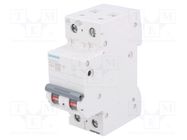 Circuit breaker; 400VAC; Inom: 500mA; Poles: 2; Charact: C; 6kA; IP20 SIEMENS