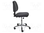 Chair; ESD; 420÷540mm; electrically conductive material ELME