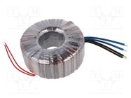 Transformer: toroidal; 600VA; 230VAC; 24V; 24V; 12.5A; 12.5A; H: 68mm INDEL