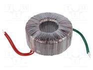 Transformer: toroidal; 600VA; 230VAC; 230V; 2.6A; Leads: cables INDEL