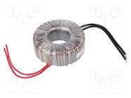 Transformer: toroidal; 160VA; 230VAC; 12V; 13.33A; Leads: cables INDEL