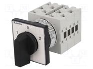 Switch: cam switch; Stabl.pos: 3; 20A; 1-0-2; for building in LOVATO ELECTRIC