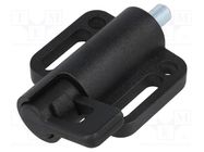 Spring latch; for profiles; W: 38mm; Mat: zinc alloy; F1: 21N; Ø: 6mm ELESA+GANTER