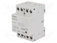 Contactor: 4-pole installation; 40A; 24VAC; NO x4 ISKRA