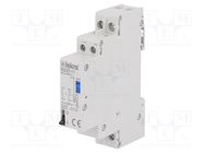 Relay: installation; bistable,impulse; NC + NO; Ucoil: 230VAC ISKRA