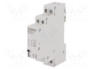 Relay: installation; bistable,impulse; NC + NO; Ucoil: 230VAC ISKRA