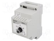 Module: regulator; NTC 47kOhm; temperature; NC,relay; TPMC; white ETRON