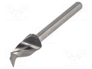 Drill bit; Ø: 6.35mm; L: 38.2mm; PCB; 1/8" (3,175mm) KEMMER PRAEZISION