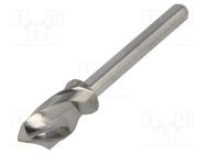 Drill bit; Ø: 6.3mm; L: 38.2mm; PCB; 1/8" (3,175mm) KEMMER PRAEZISION