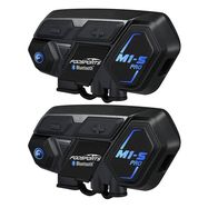 Fodsports M1-S Pro motorcycle intercom two-pack (black), Fodsports